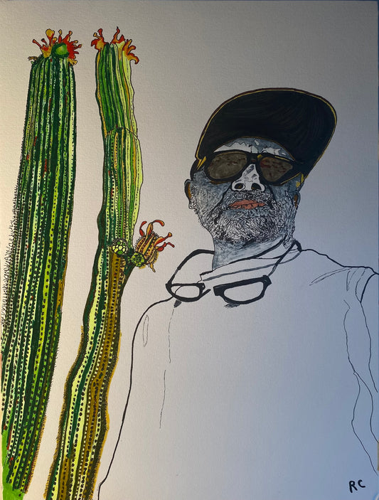 Ray's self portrait, cactus