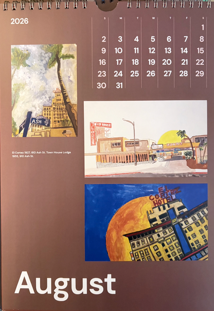 2026 Iconic Landmarks of San Diego Calendar