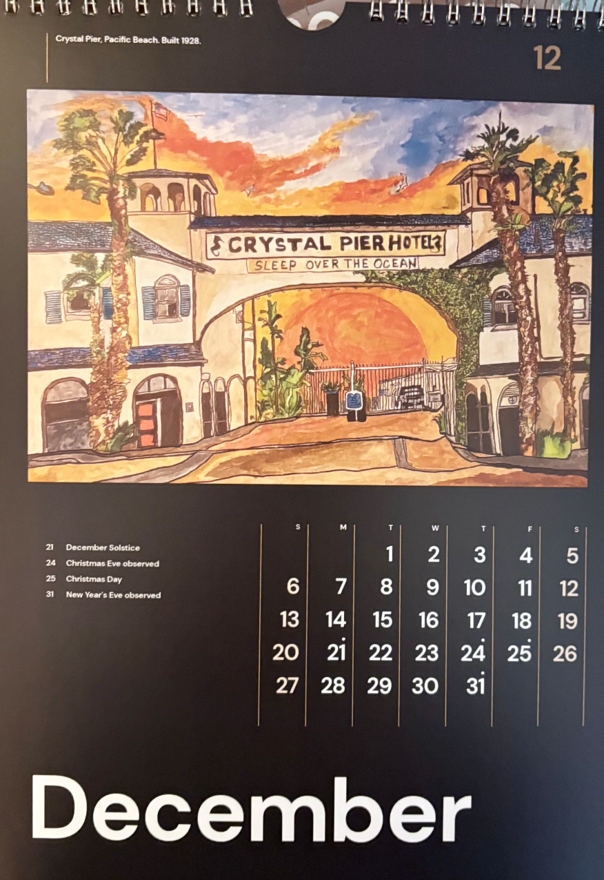 2026 Iconic Landmarks of San Diego Calendar