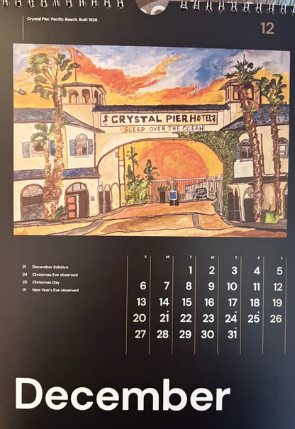 2026 Iconic Landmarks of San Diego Calendar