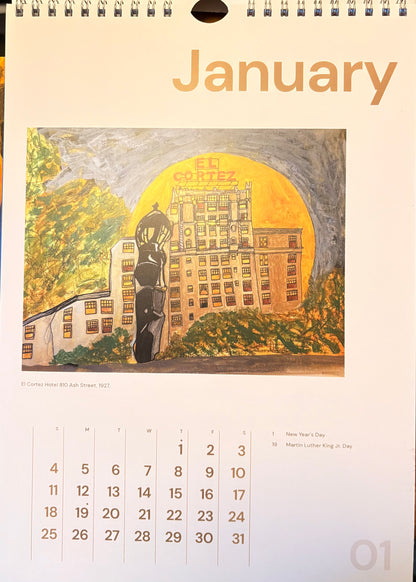 2026 Iconic Landmarks of San Diego Calendar