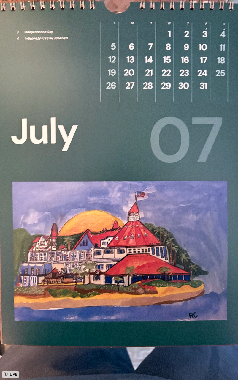 2026 Iconic Landmarks of San Diego Calendar