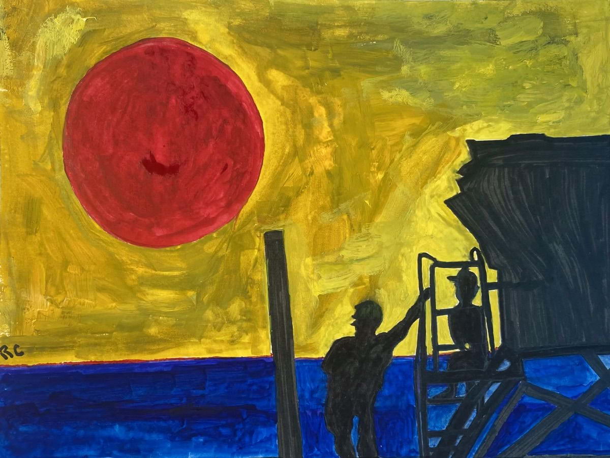 Lifeguard Station #22 Sunset II