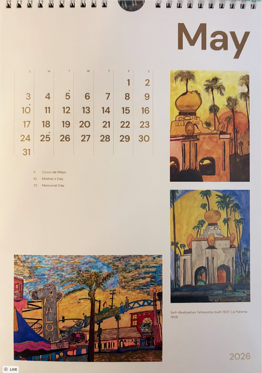 2026 Iconic Landmarks of San Diego Calendar
