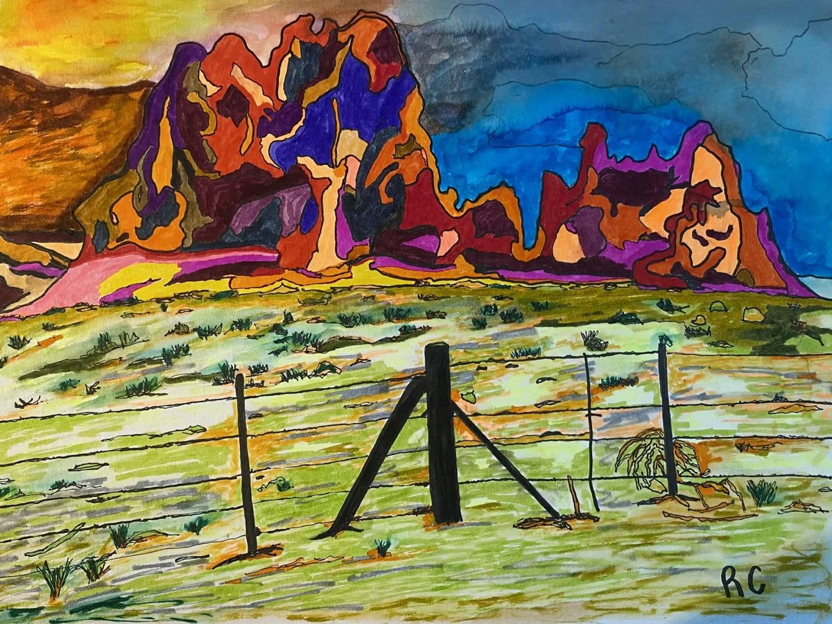 Monument Valley and Fence III