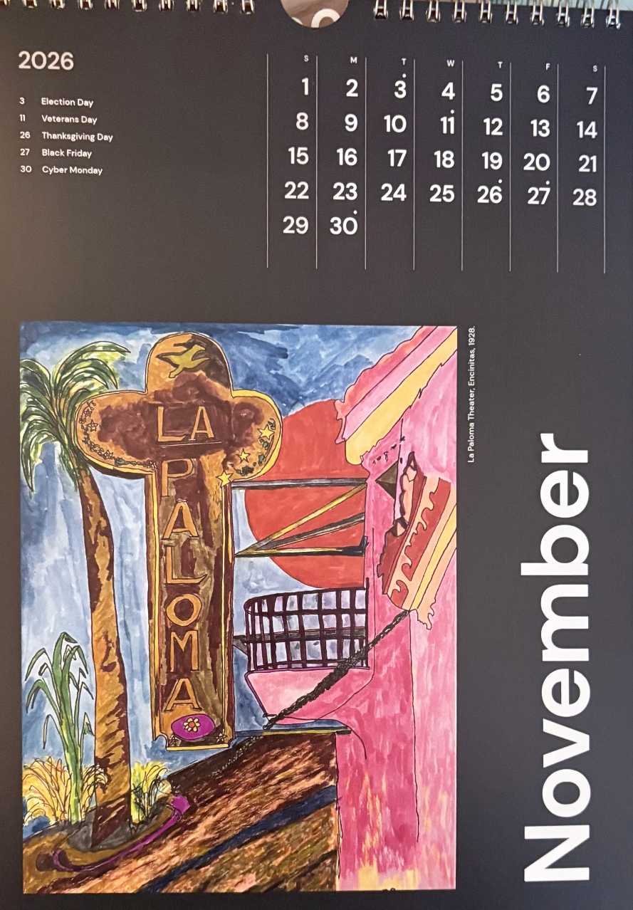 2026 Iconic Landmarks of San Diego Calendar