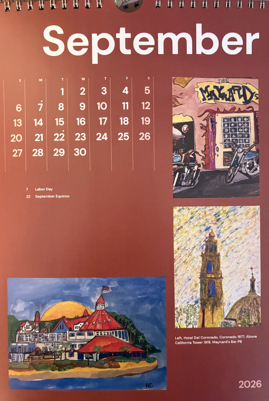 2026 Iconic Landmarks of San Diego Calendar
